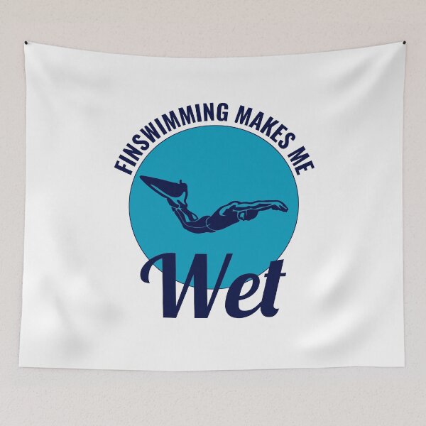 Item preview, Finswimming Swimming Swimmer Water Sport  designed and sold by CuteDesigns1.