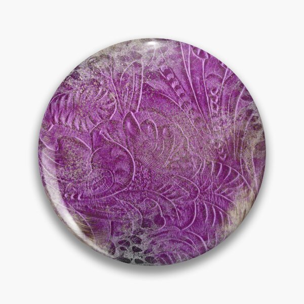Item preview, Purple Tooled Leather Western Animal Print  designed and sold by ElishaKayne.