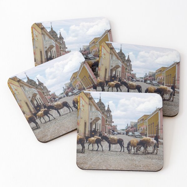 Item preview, 1950s - Donkeys in a Street in Mexico designed and sold by thatwaslife.