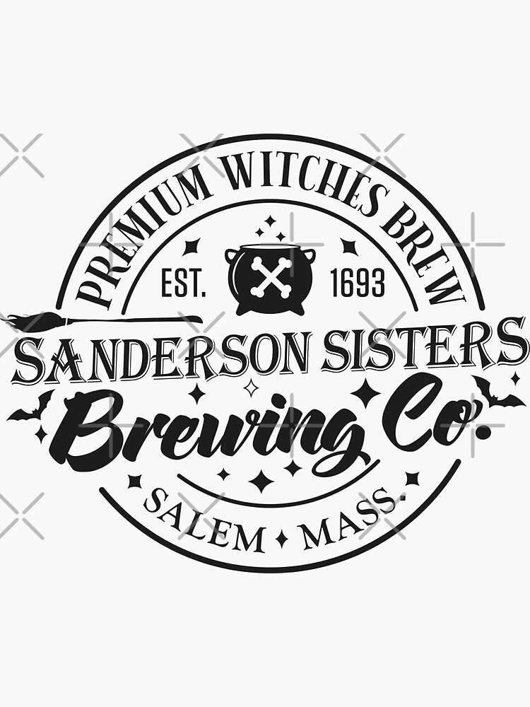 "Sanderson Sisters Brewing Co." Sticker for Sale by kubilayilhan