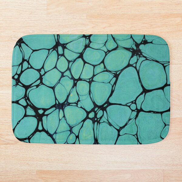 Item preview, Turquoise abstract pattern designed and sold by Muhashii Mu.