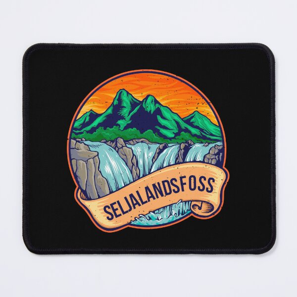Item preview, Seljalandsfoss Waterfall Vintage Iceland Travel designed and sold by MagicBoutique.