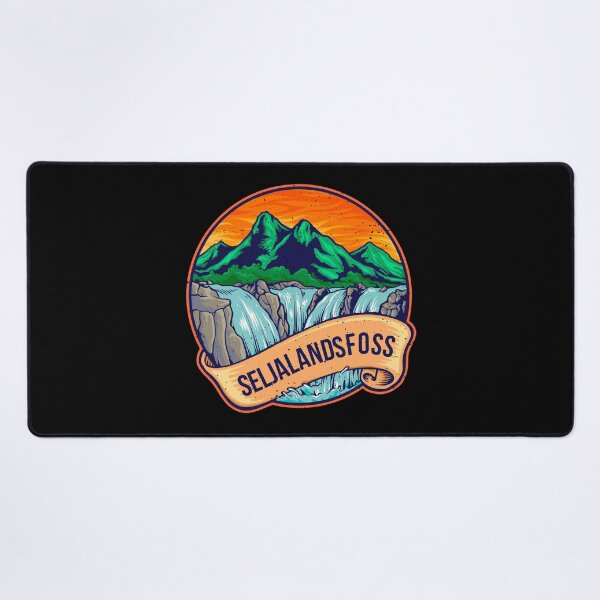 Item preview, Seljalandsfoss Waterfall Vintage Iceland Travel designed and sold by MagicBoutique.