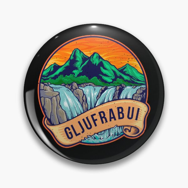 Item preview, Gljufrabui Waterfall Vintage Iceland Travel designed and sold by MagicBoutique.