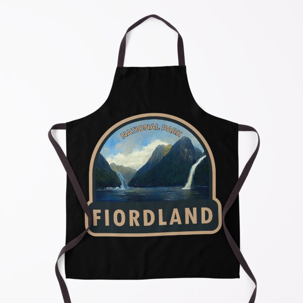 Artikelvorschau, Fiordland Nationalpark Neuseeland Aquarell entworfen und verkauft von KrisSidDesigns.