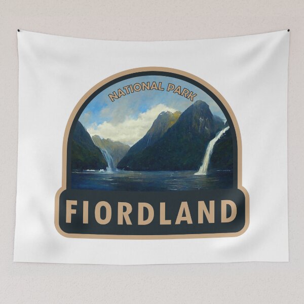 Item preview, Fiordland National Park New Zealand Watercolor designed and sold by KrisSidDesigns.