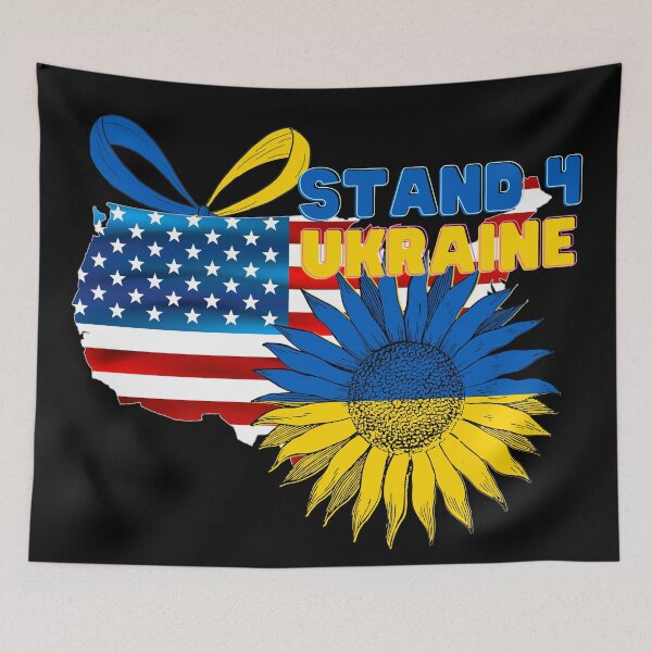 Item preview, Stand 4 Ukraine Patriotic Flag Digital Design  designed and sold by mangaworldart.