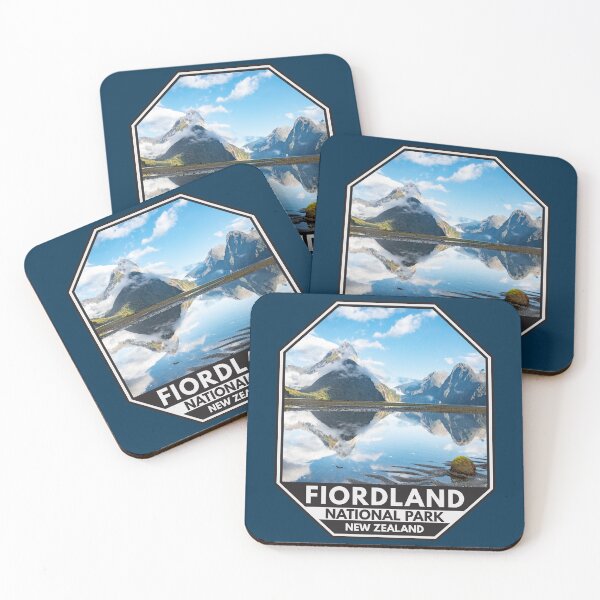 Item preview, Fiordland National Park New Zealand Emblem designed and sold by KrisSidDesigns.