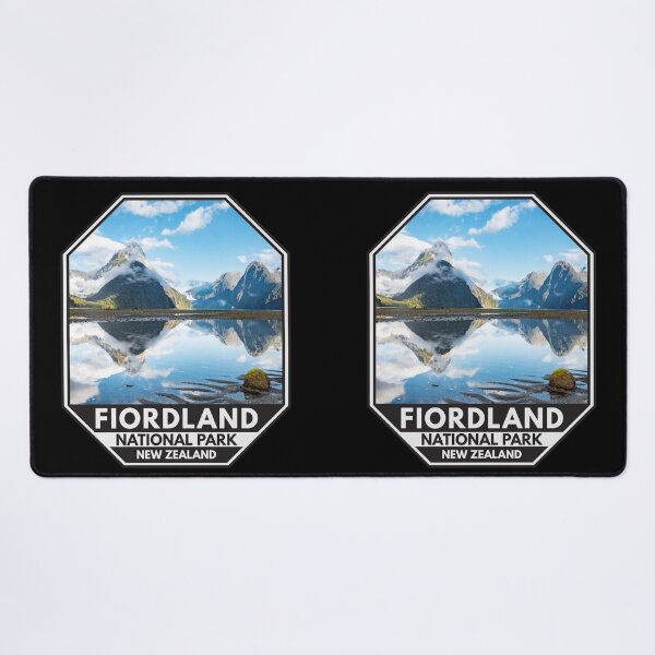 Item preview, Fiordland National Park New Zealand Emblem designed and sold by KrisSidDesigns.