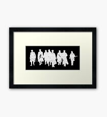 Peaky Blinders - white gang Framed Print