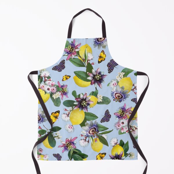 Item preview, lemon passion flower butterfly garden designed and sold by BrushIdyl.