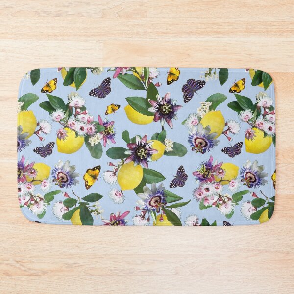 Item preview, lemon passion flower butterfly garden designed and sold by BrushIdyl.