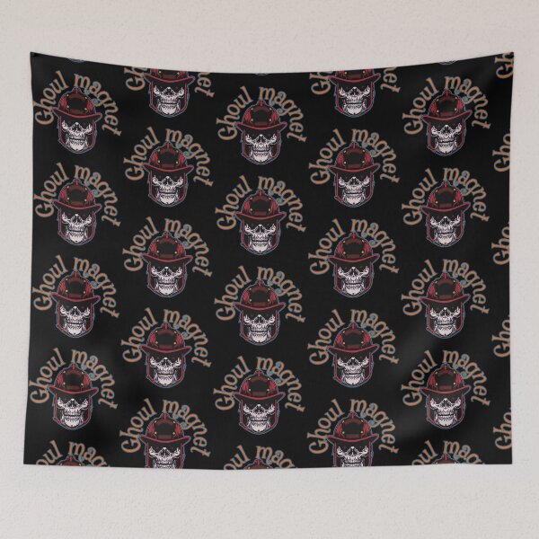 Item preview, Firefighter Ghoul Magnet Celebrating Halloween designed and sold by BtheLight.