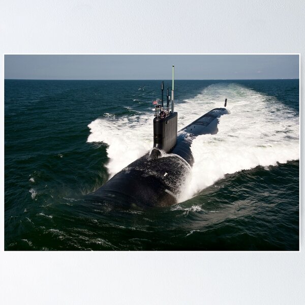 NB Groton Virginia Class Submarine - Squadron Posters
