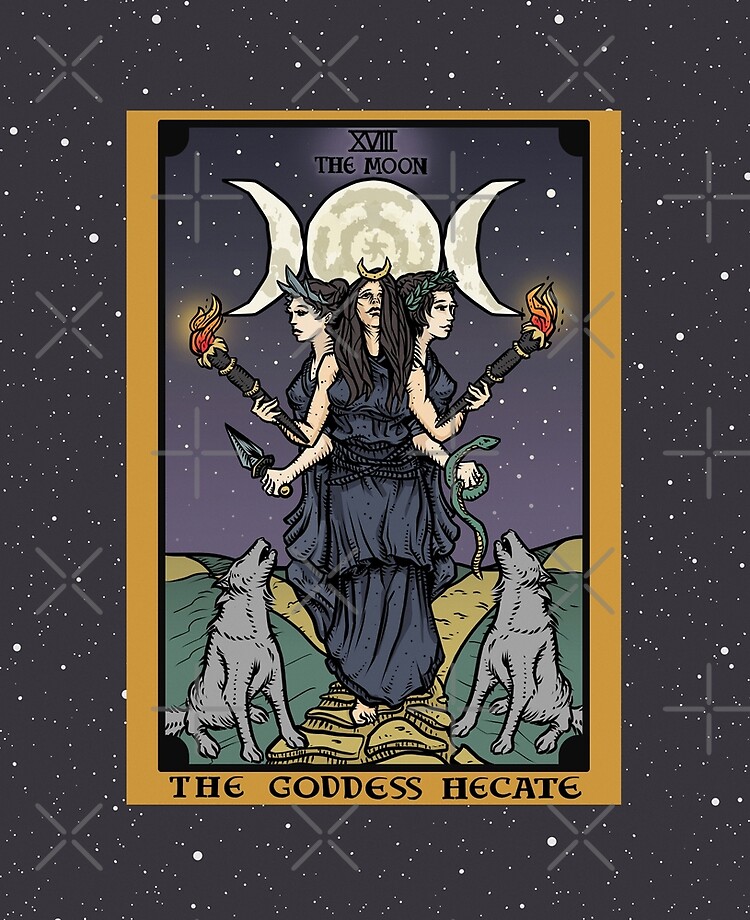 1, 4 or 20 Pieces: Hecate Triple Goddess Witchy Halloween Charms - Double  Sided