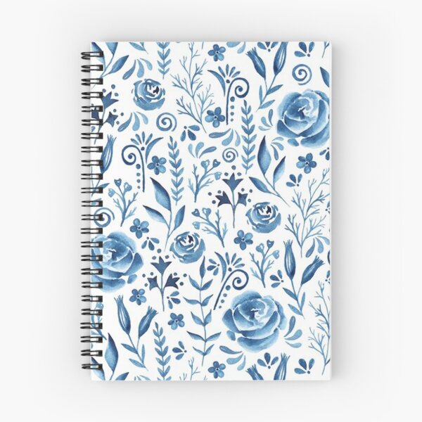 Item preview, Blue flowers pattern designed and sold by thomaspascale.