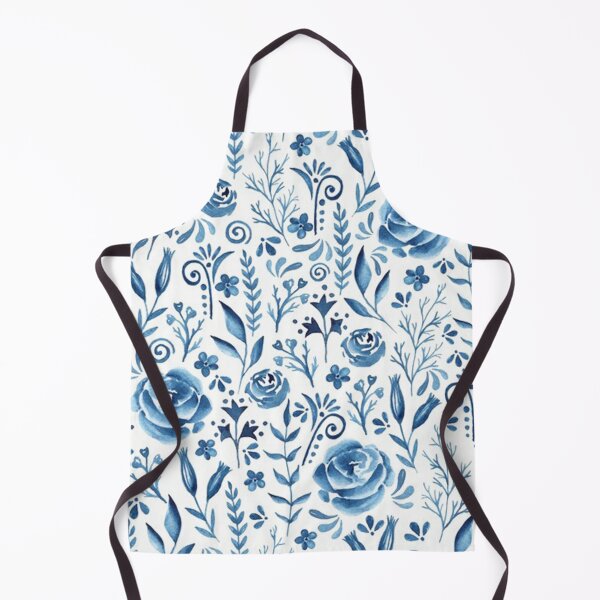 Item preview, Blue flowers pattern designed and sold by thomaspascale.