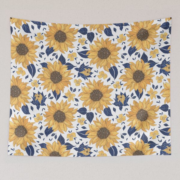 Item preview, Yellow Flower - White designed and sold by LIENZO Graphics ⭐⭐⭐⭐.
