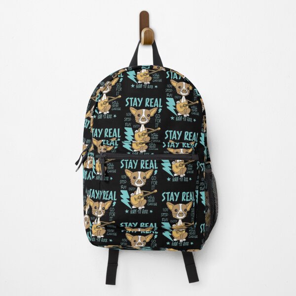 Item preview, Stay Real Dog Funny Musician Design designed and sold by zoripet Store.