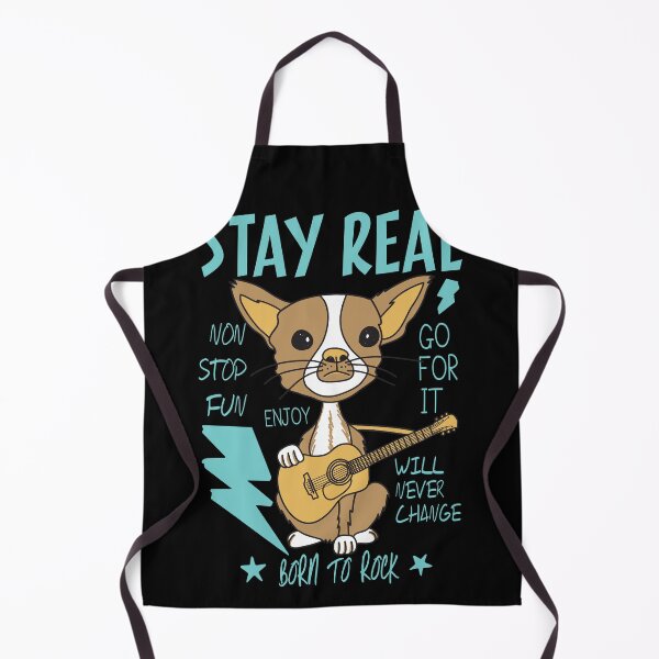 Item preview, Stay Real Dog Funny Musician Design designed and sold by zoripet Store.