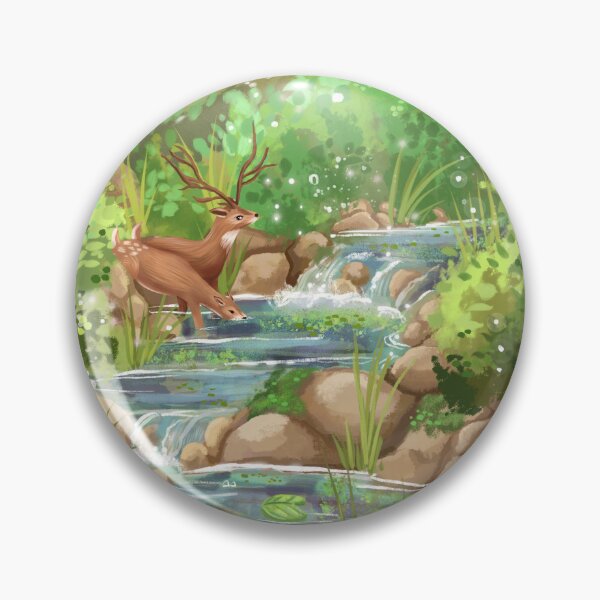 Item preview, Deer in the forest  designed and sold by DisjointedArt.