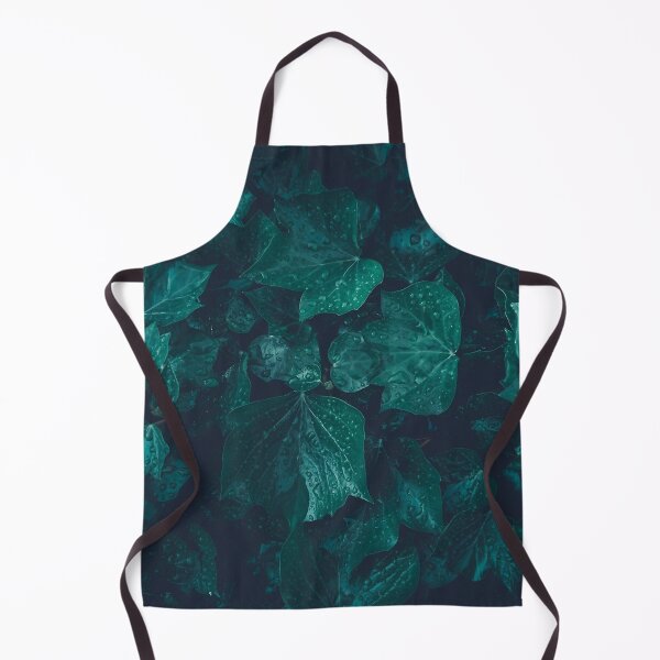 Item preview, Dark emerald green ivy leaves water drops designed and sold by thomaspascale.