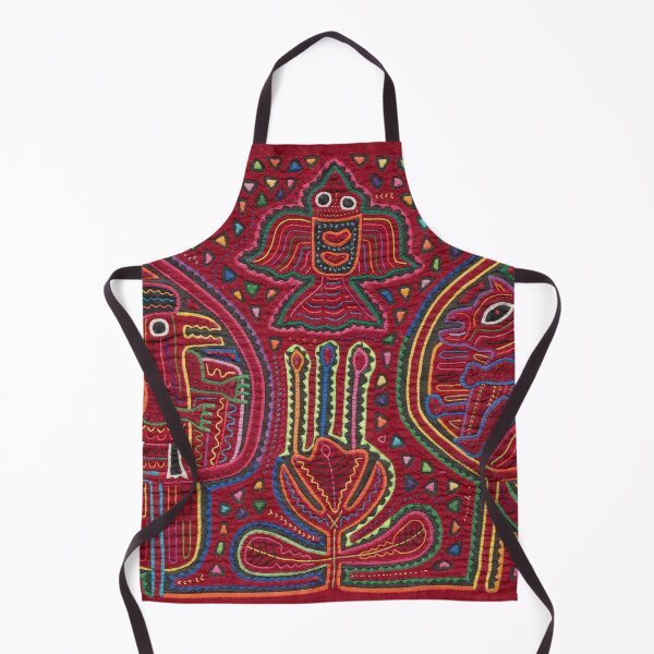 Item preview, Vintage Bird and Flower Mola Textile designed and sold by Vintage Wall Art.