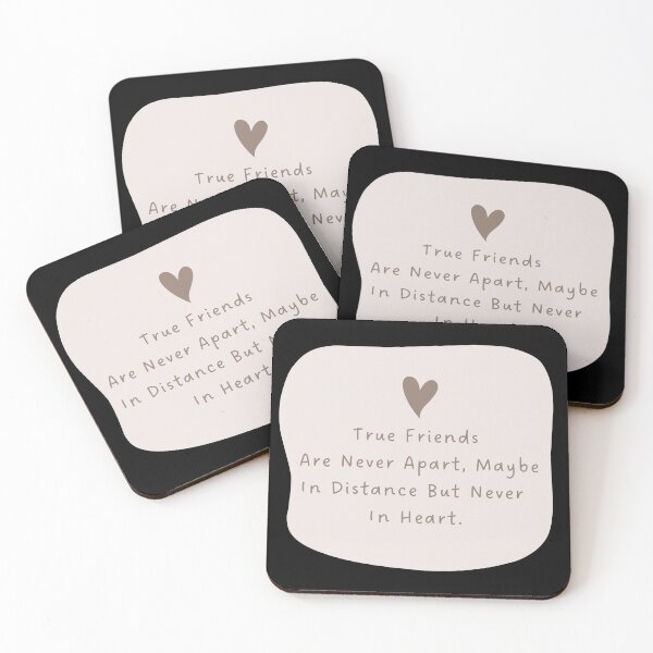 Item preview, True friends are never apart maybe in distance but never in heart designed and sold by MouDantArts.