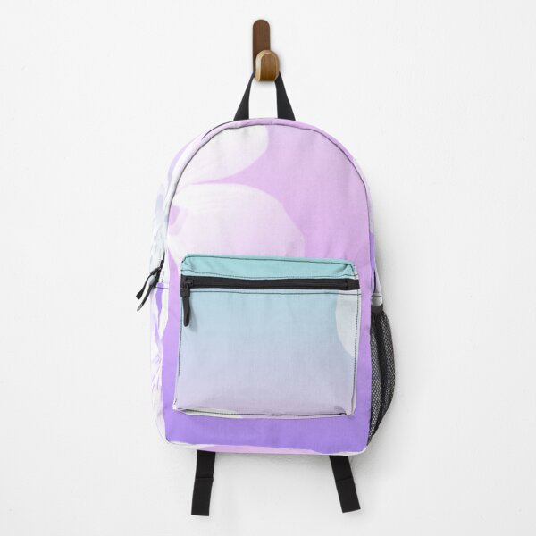 Item preview, Aesthetically pleasing green- pink- purple gradient with white flower pattern designed and sold by justsannex.