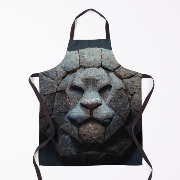 Item preview, Stone Lion Face designed and sold by shokA Design.
