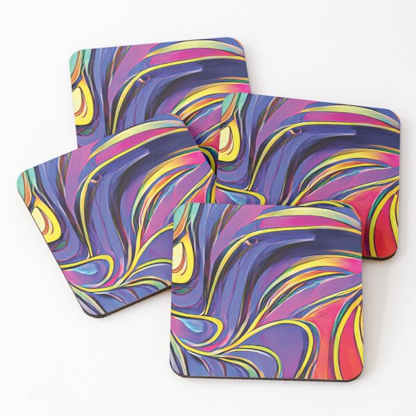Item preview, Vibrant Life Abstract Digital Paintings designed and sold by ThinkFun! Design.