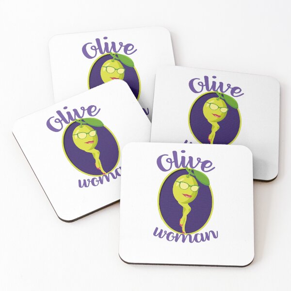 Item preview, English olive woman illustration designed and sold by CreandoLios.