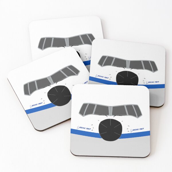 Item preview, Boeing 767 Front View Windshield Nose Design Retro Livery Style designed and sold by Aviation Tees.