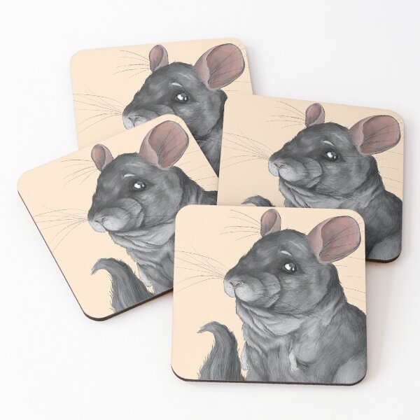 Item preview, Chinchilla Illustration  designed and sold by DisjointedArt.