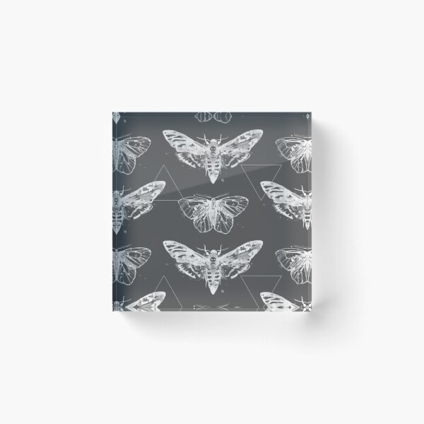 Item preview, Geometric Moths - inverted designed and sold by SamNagelArt.