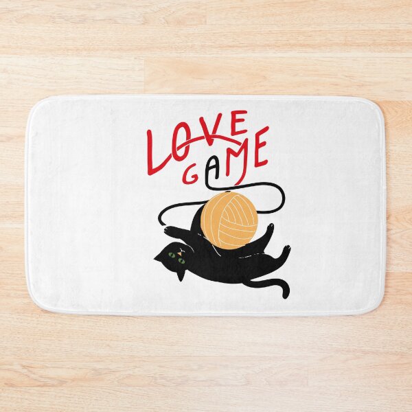 Item preview, Vector illustration of happy cute laying on the back cat character with red ball of wool yarn on white color background. Flat line art style design of spotted animal cat for web, greeting card, banner designed and sold by paolboa.