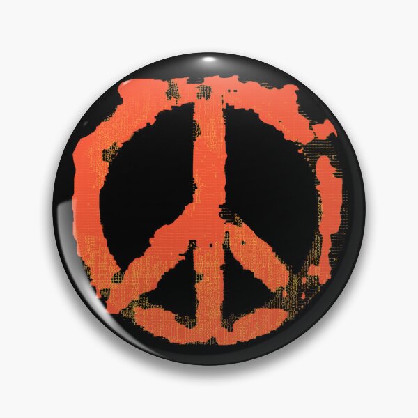 Artikelvorschau, Beunruhigtes orange Friedenszeichen entworfen und verkauft von ALesterDesign.