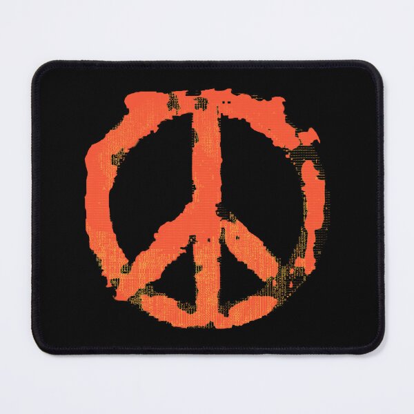 Item preview, Distressed Orange Peace Sign designed and sold by ALesterDesign.