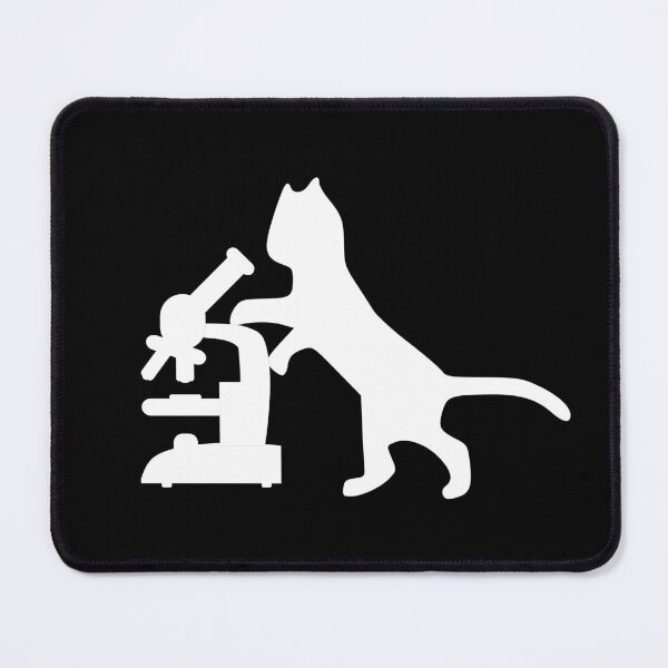 Item preview, Microscope Cat - Science Cat, Cat Microbiology, Cat Biology, Cat Science, Cat Molecular Biology, Cat Science Teacher designed and sold by jadedscientist.