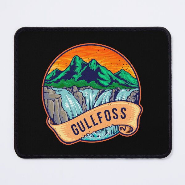 Item preview, Gullfoss Waterfall Vintage Iceland Travel designed and sold by MagicBoutique.