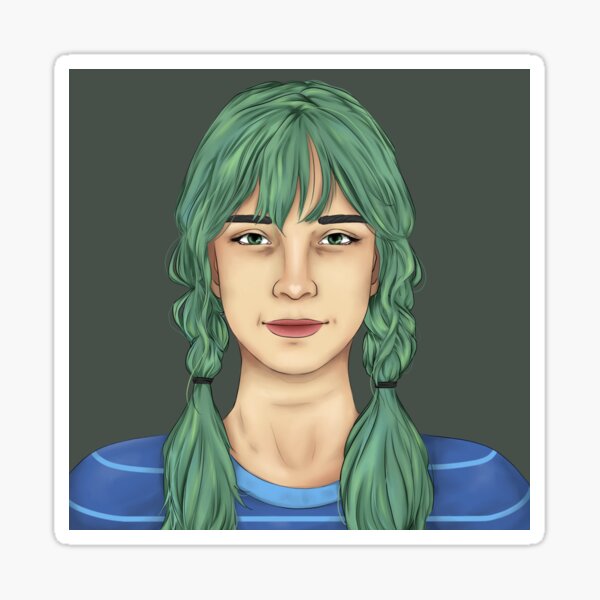 Aperçu de l'œuvre Caroline de la vallée de Stardew créée et vendue par Eleanor Coop.