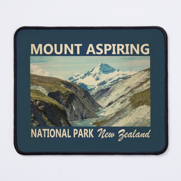 Item preview, Mount Aspiring National Park New Zealand Vintage designed and sold by KrisSidDesigns.