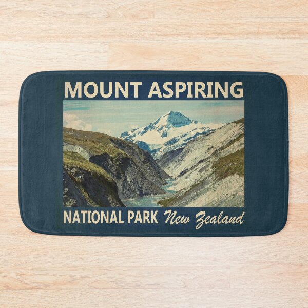 Item preview, Mount Aspiring National Park New Zealand Vintage designed and sold by KrisSidDesigns.