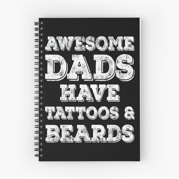 Item preview, Awesome Dads Have Tattoos And Beards designed and sold by Wilma Torgerson.