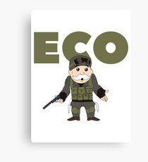 Counter-Strike Global Offensive and Monopoly Crossover - Hard Eco Canvas Print