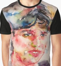 SYLVIA PLATH - watercolor portrait Graphic T-Shirt