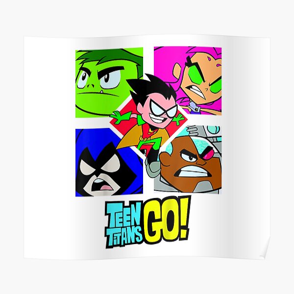 Affiche Handmade Graffiti Street Art Artwork Poster Teen Titans Go 