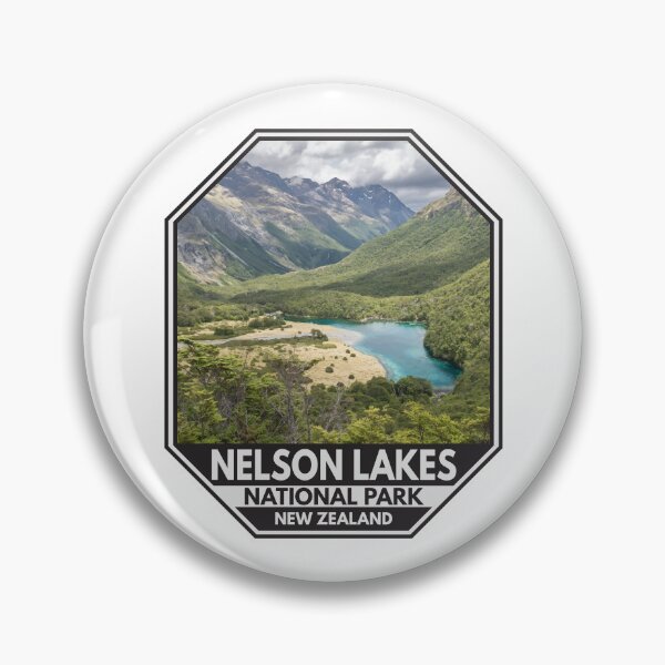 Item preview, Nelson Lakes National Park New Zealand Emblem designed and sold by KrisSidDesigns.