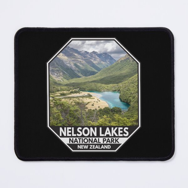 Item preview, Nelson Lakes National Park New Zealand Emblem designed and sold by KrisSidDesigns.