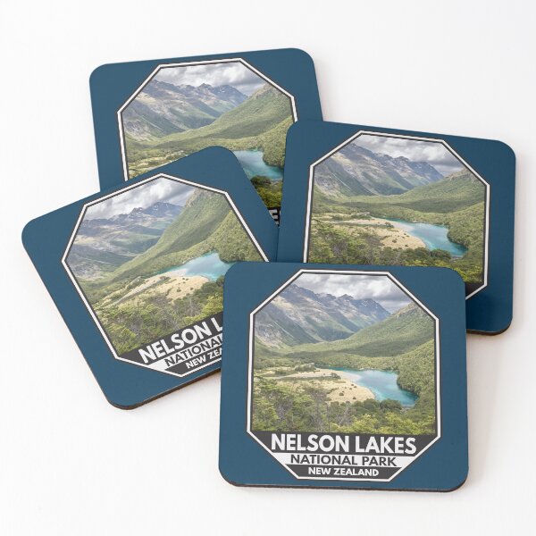 Item preview, Nelson Lakes National Park New Zealand Emblem designed and sold by KrisSidDesigns.